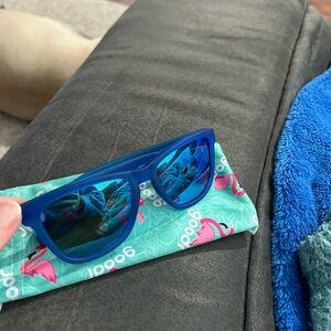 Goodr sunglasses. Royal blue color. Barely used.